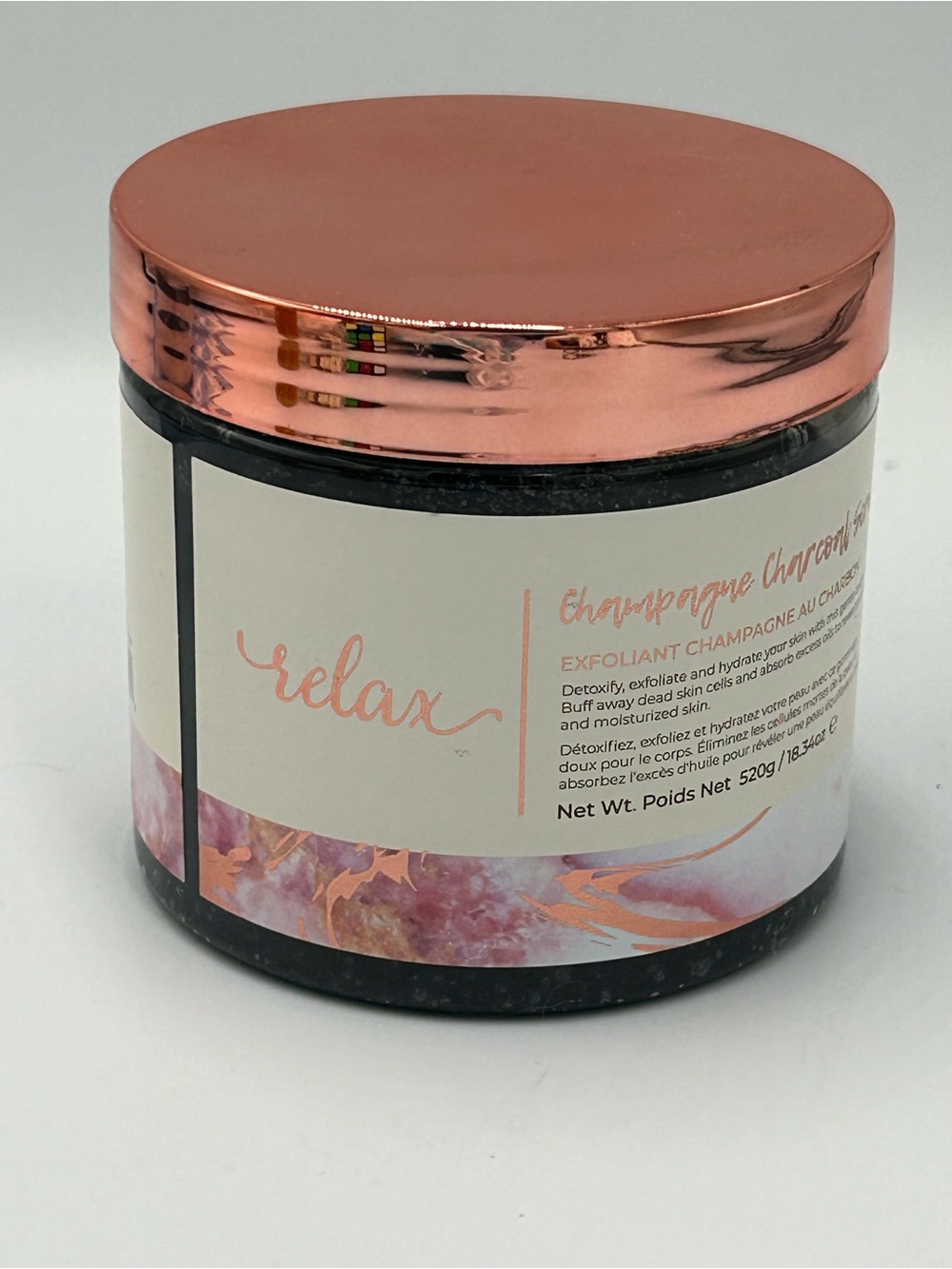 MANNA KADAR CHAMPAGNE CHARCOAL SCRUB